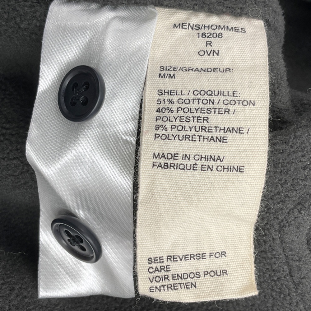 Woolrich West Ridge Cotton Fleece Shirt Jacket Shacket Chore Coat Gorpcore Men M - Picture 15 of 16